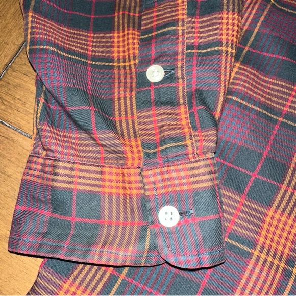Ralph Lauren Blake Mens XL Button Up Shirt Long Sleeve Plaid Multi Color - Picture 6 of 13